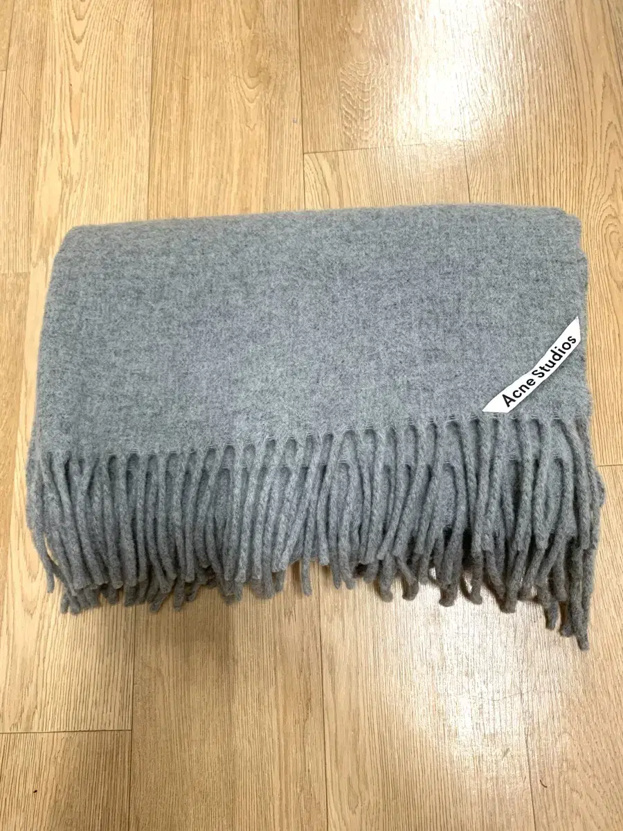 ACNE STUDIOS Muffler Scarf Light Gray