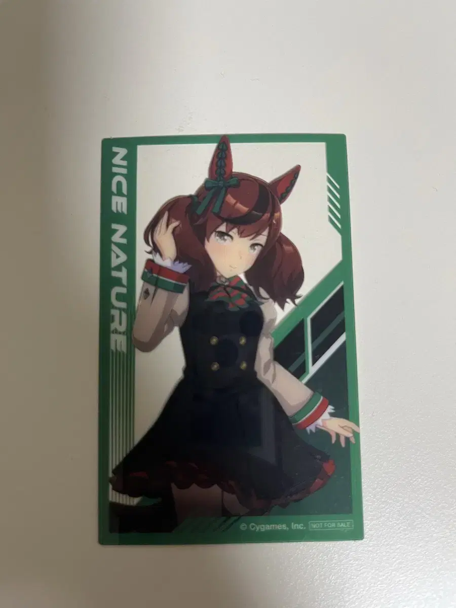 Nice Nature Transparent Photocard Umamusume Collaboration Cafe