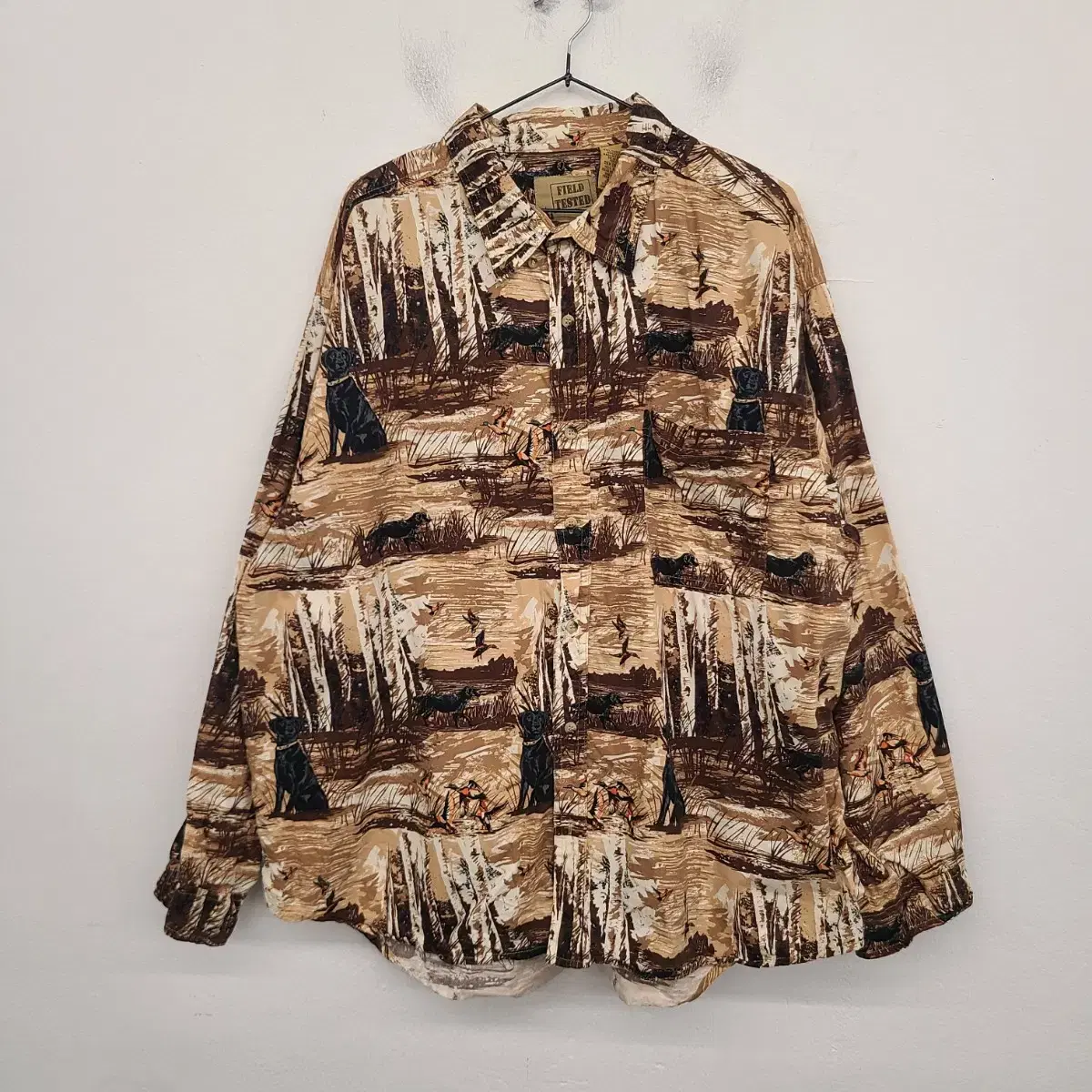 [115/3XL] FIELD TESTED Patterned Shirt Hunting Jacket