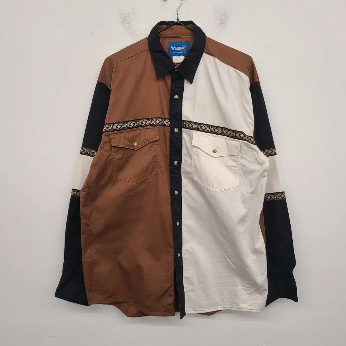 [105/XL] WRANGLER 랭글러 웨스턴 패턴 셔츠