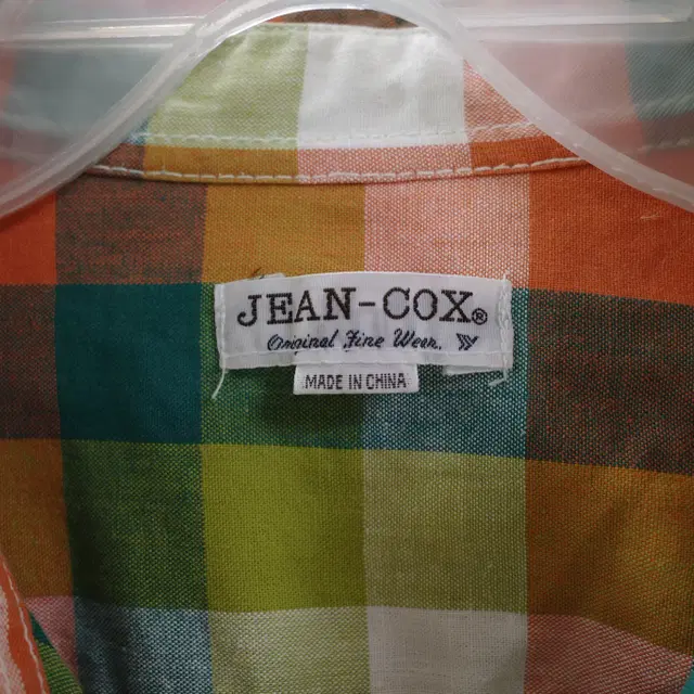 JEAN-COX 체크 셔츠,