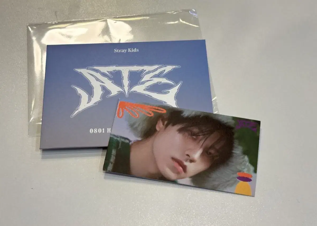 Straykids skz ate pop up seungmin Limited Message Card