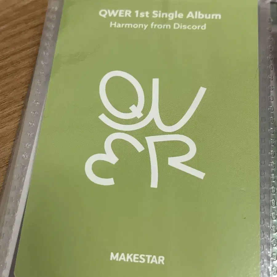 qwer 큐떱 마젠타 포카 포토카드