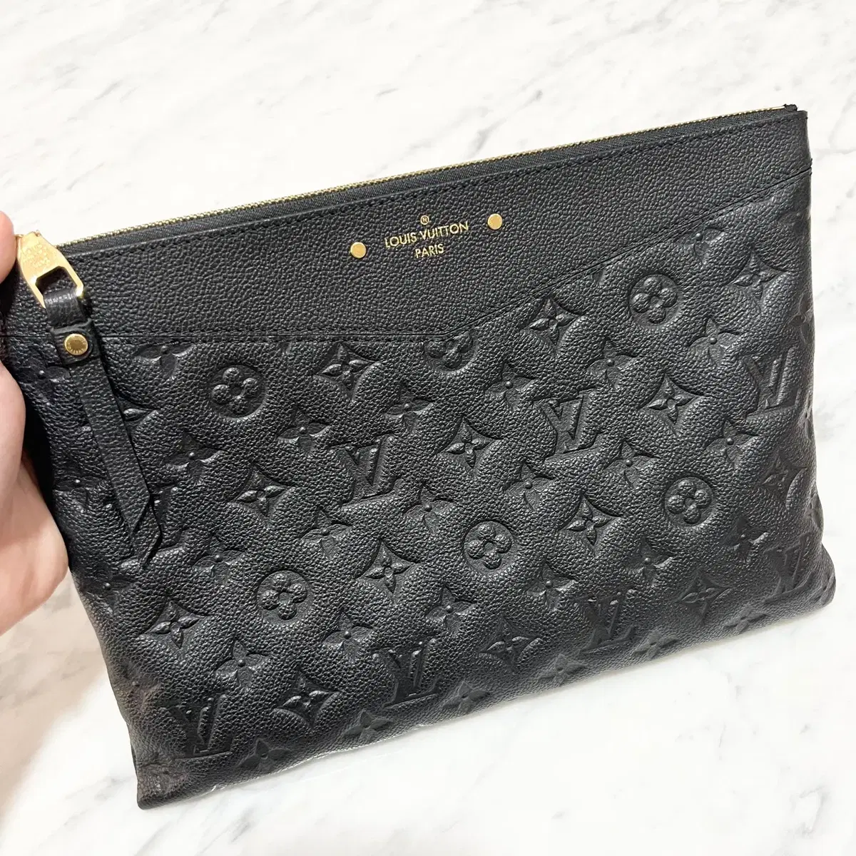 [Genuine] Louis Vuitton Monogram Empreinte Clutch