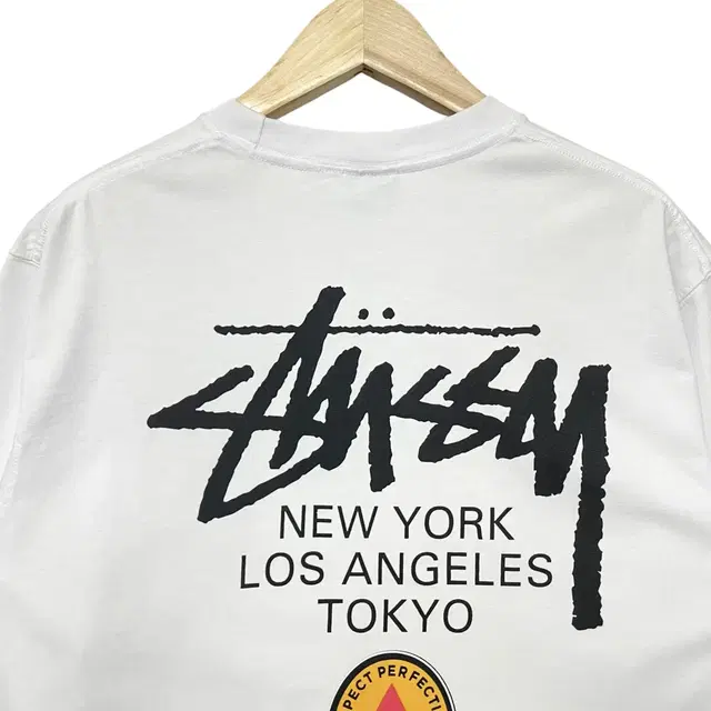 스투시 Stussy x 마틴로즈 월드투어 반팔 티셔츠 화이트