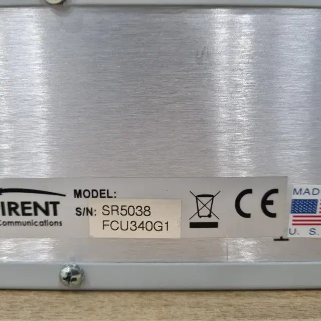 SPIRENT SR5038 Test Configuration Unit