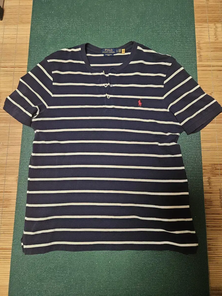 Polo Ralph Lauren Striped Short Sleeve Navy Blue