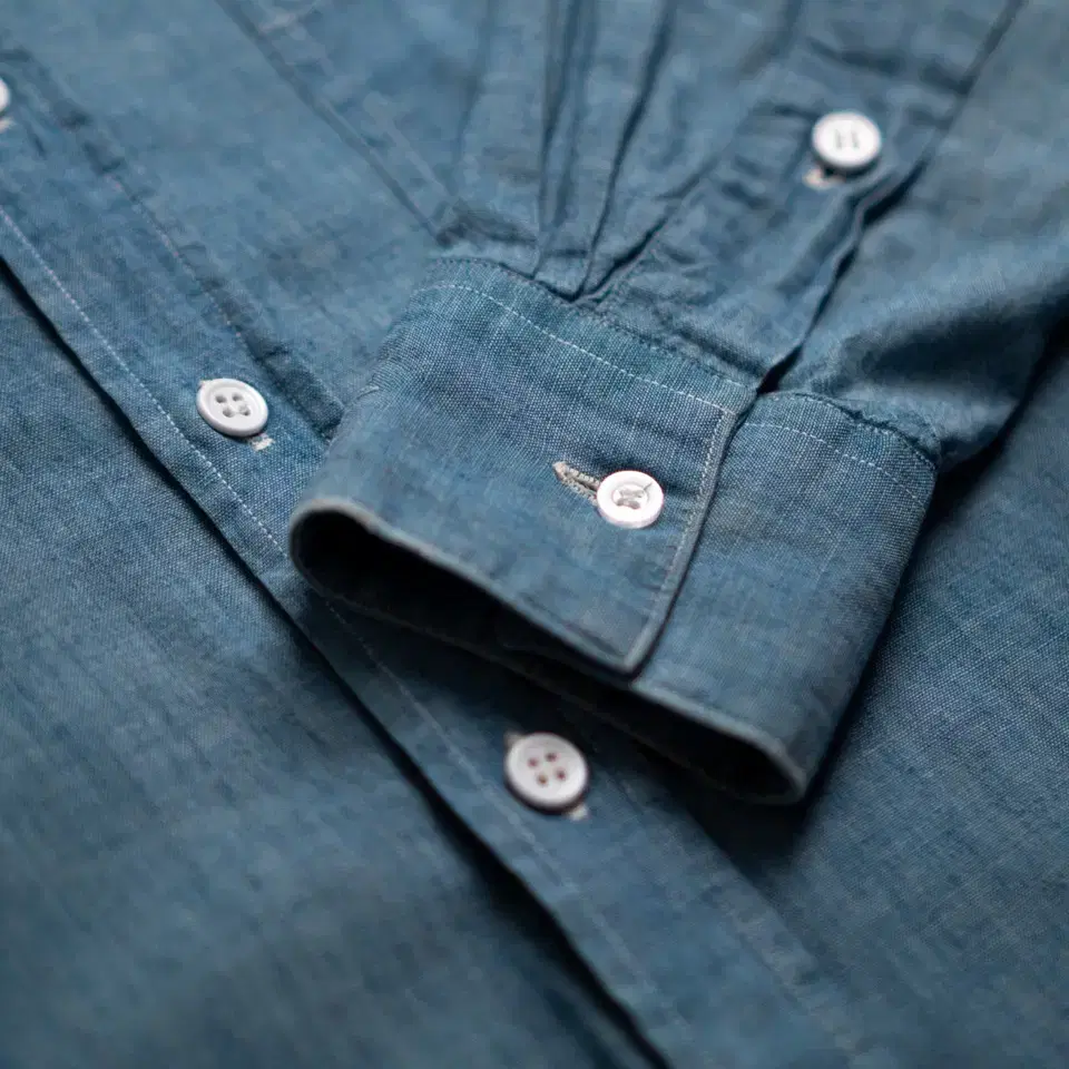 70s Polo Western Chambray Work Shirt