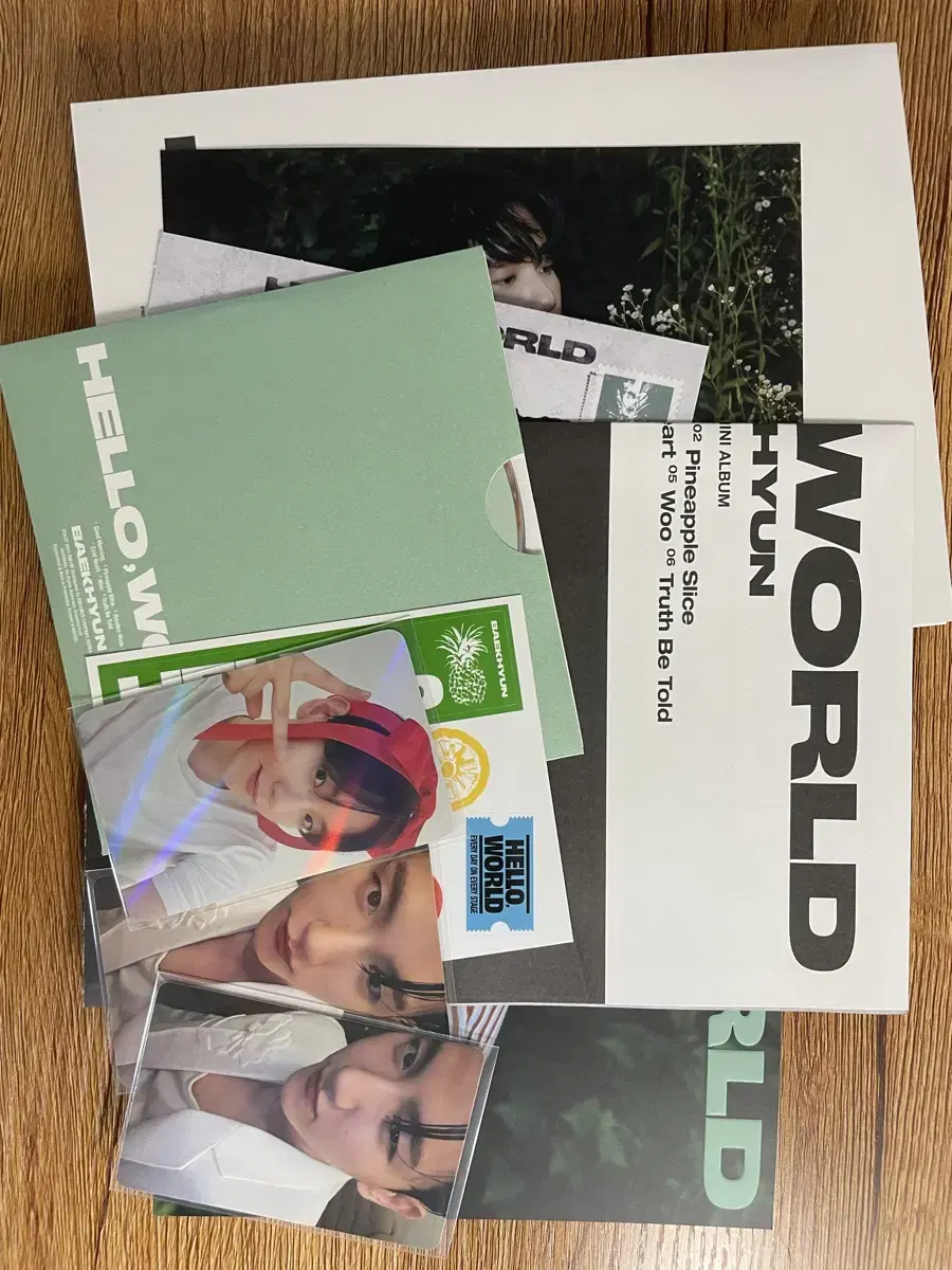 [contains unreleased photocard] baekhyun Hello World Photobook