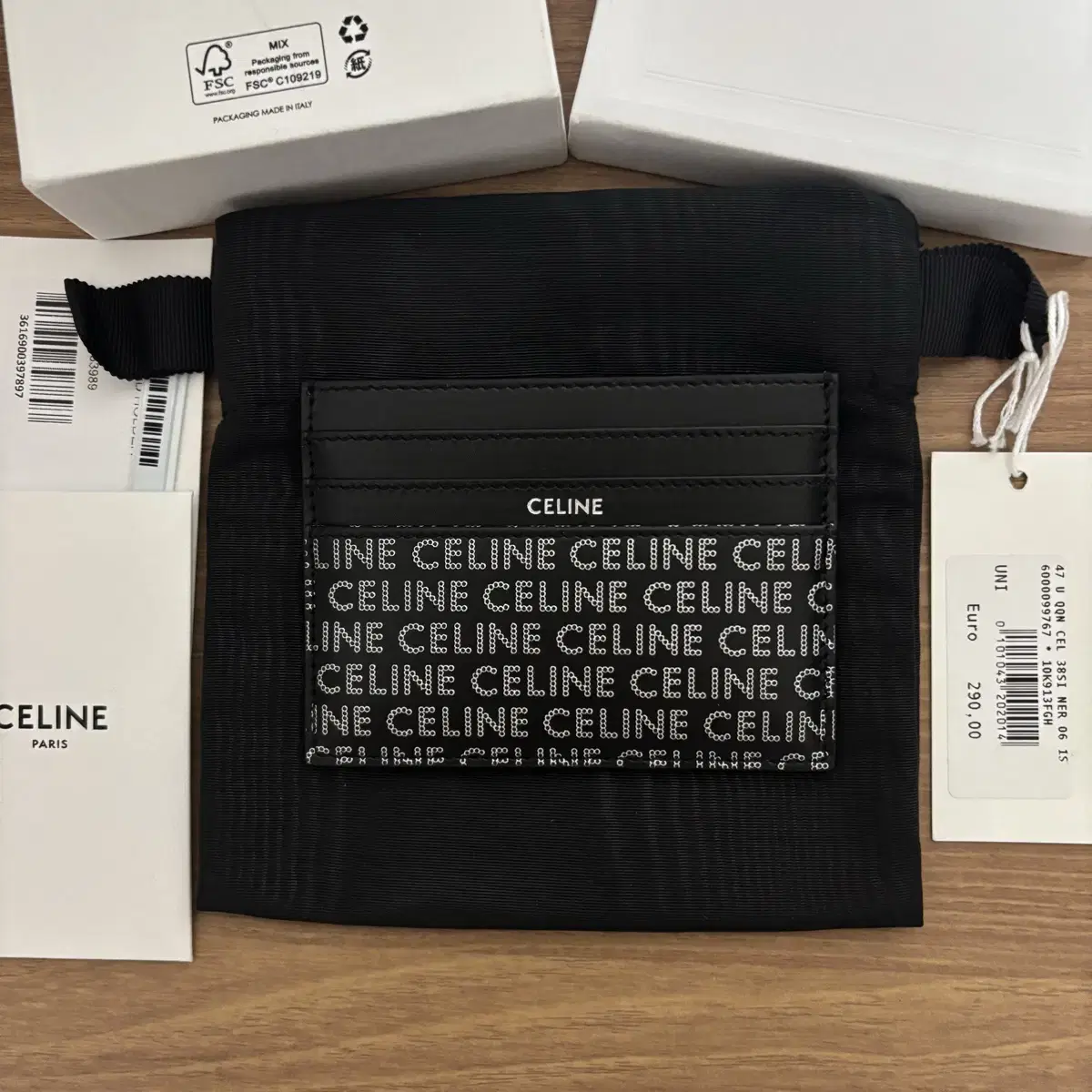 [S+ Grade/Genuine] Seline Wool Over Lettering Logo Kard