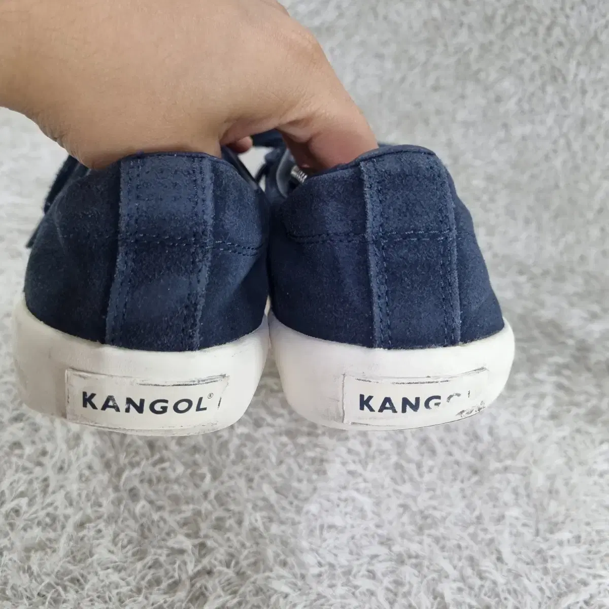 구제짱짱맨 260 KANGOL 캉골 에스라 3003 네이비 스니커즈