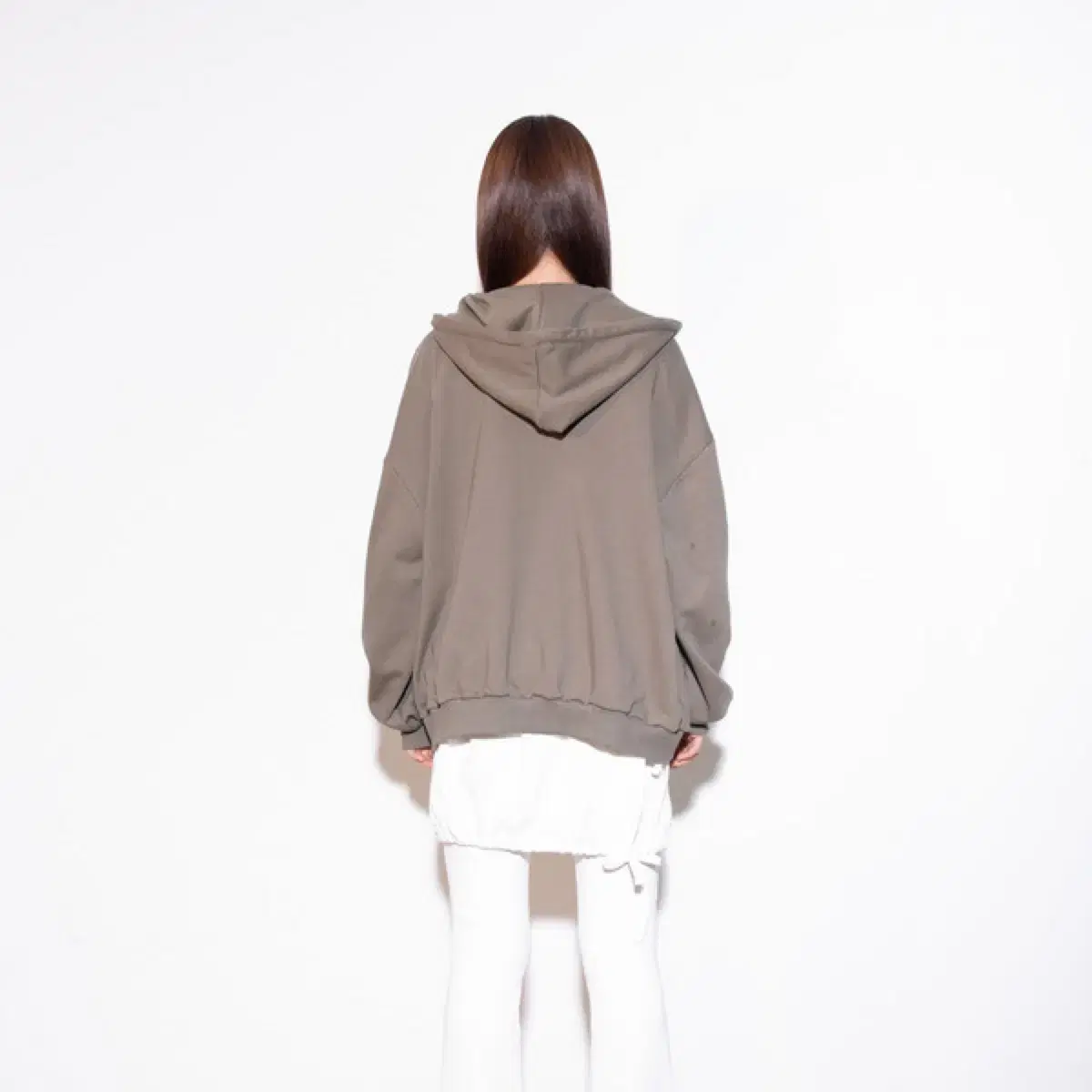 ONSKA PATCH HOODIE KHAKI 패치 후디 카키