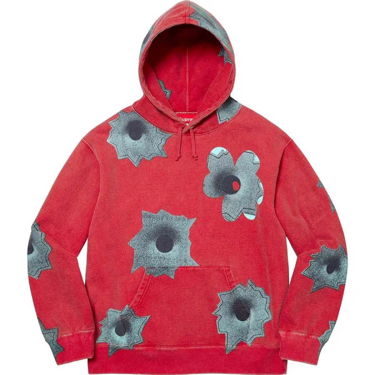 supreme nate lowman hooded red