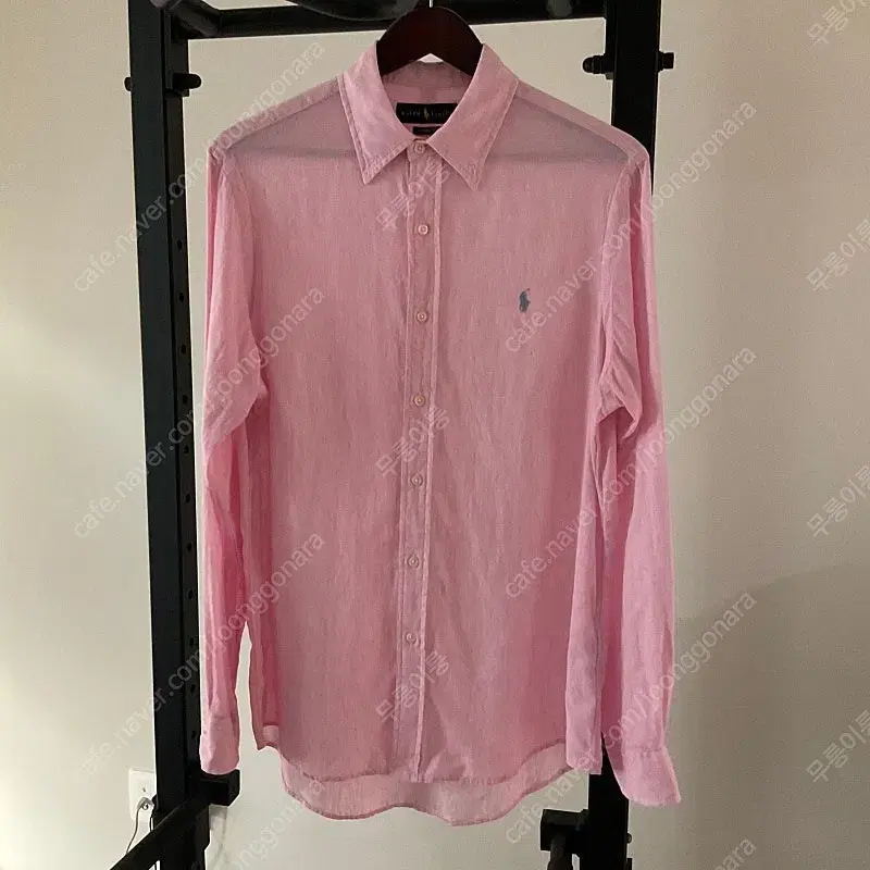 [M] Polo Ralph Lauren Classic fit linen shirt in pink for Women