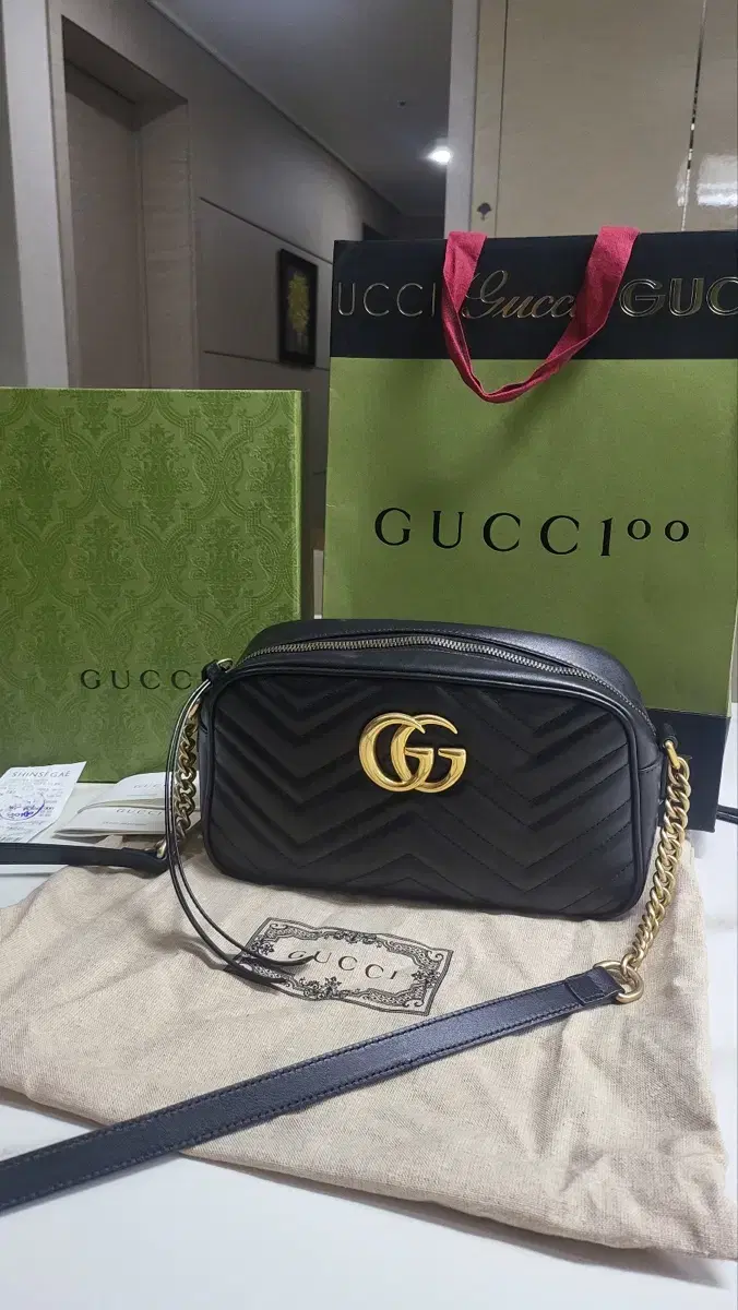 Gucci Mamont Shoulder Camera Bag Small