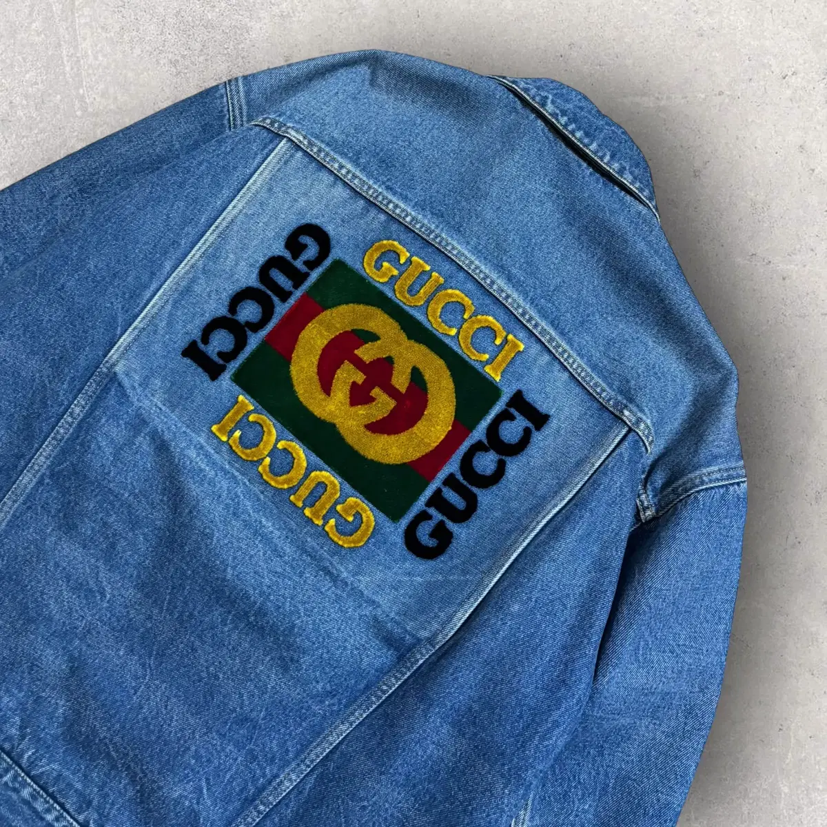 Gucci Back Logo Denim Jacket [100-105] size 48