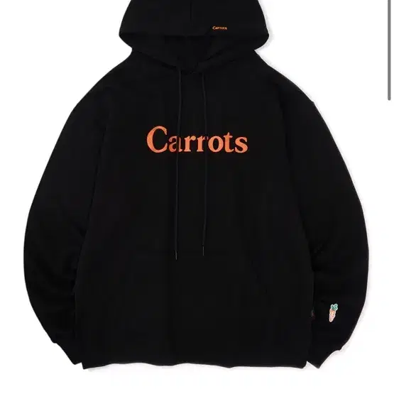 캐롯츠 CRT LOGO HOODIE BLACK