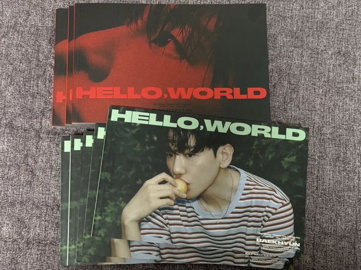 [unsealed] baekhyun Hello World photobook ver. Hello World (photocard X)