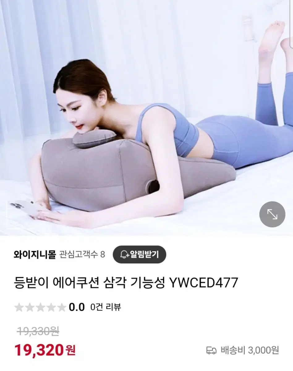 등받이 에어 쿠션