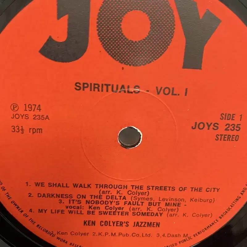 SPIRITUALS LP / AA4132