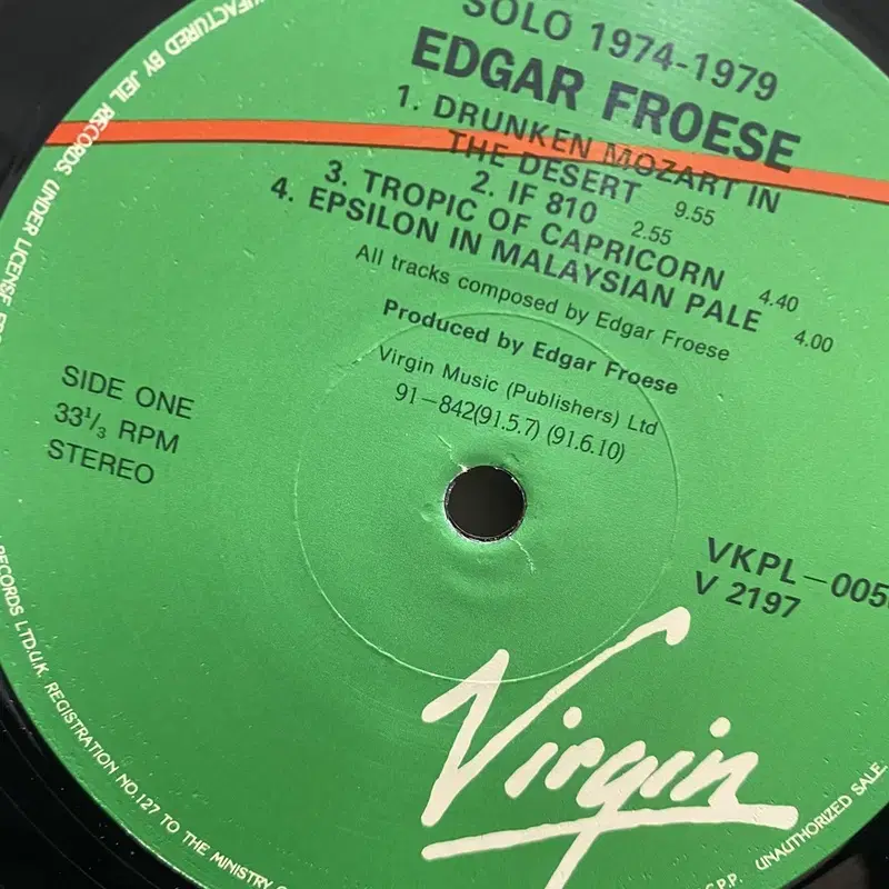 EDGAR FROESE  LP / AA4868