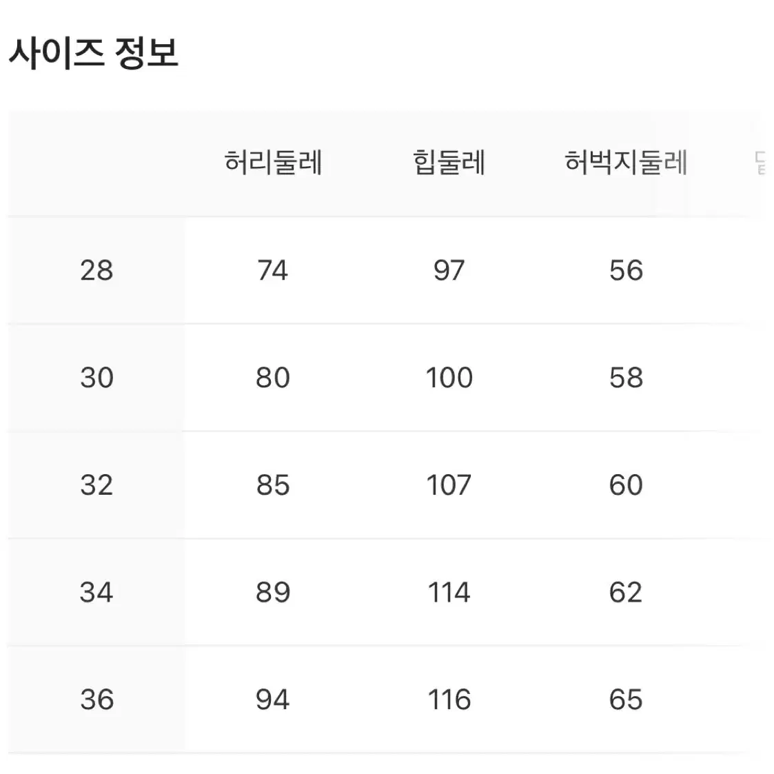 리바이스 505 연청 허리30수선