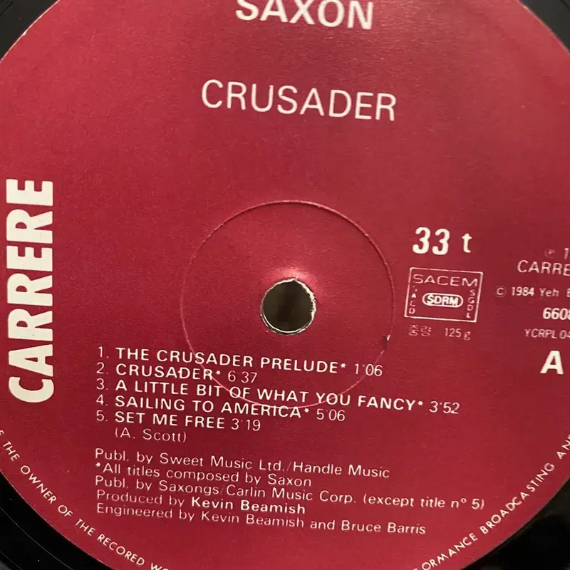 SAXON LP / AA4875