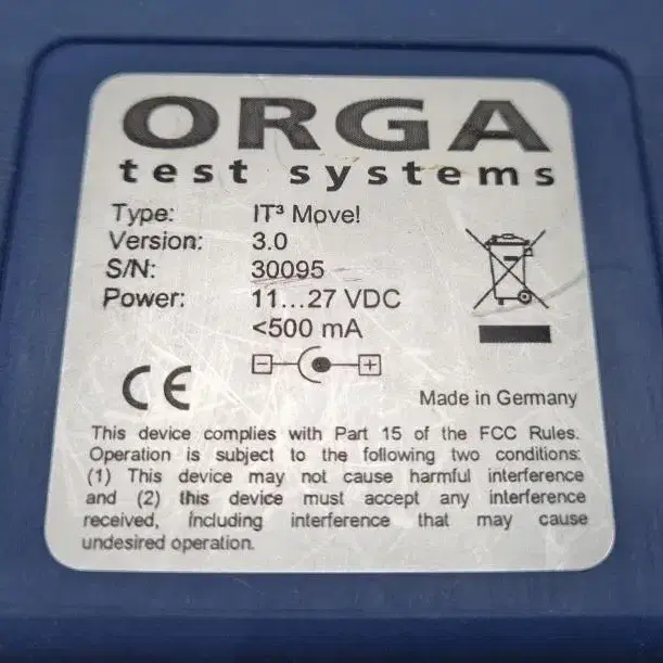 ORGA IT Move! Terminal test tool,