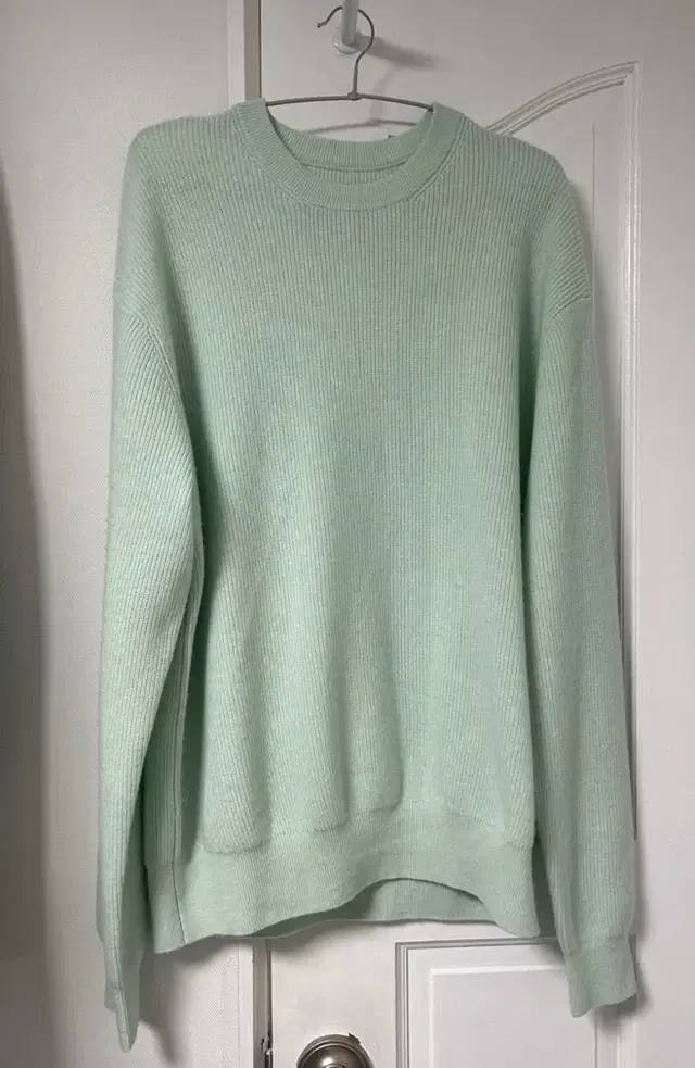 포터리 Comfort Crewneck Knit Emerald Green2