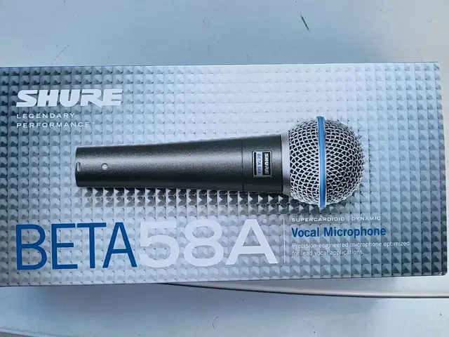 슈어 shure beta 58a 베타58a 58a-x 마이크