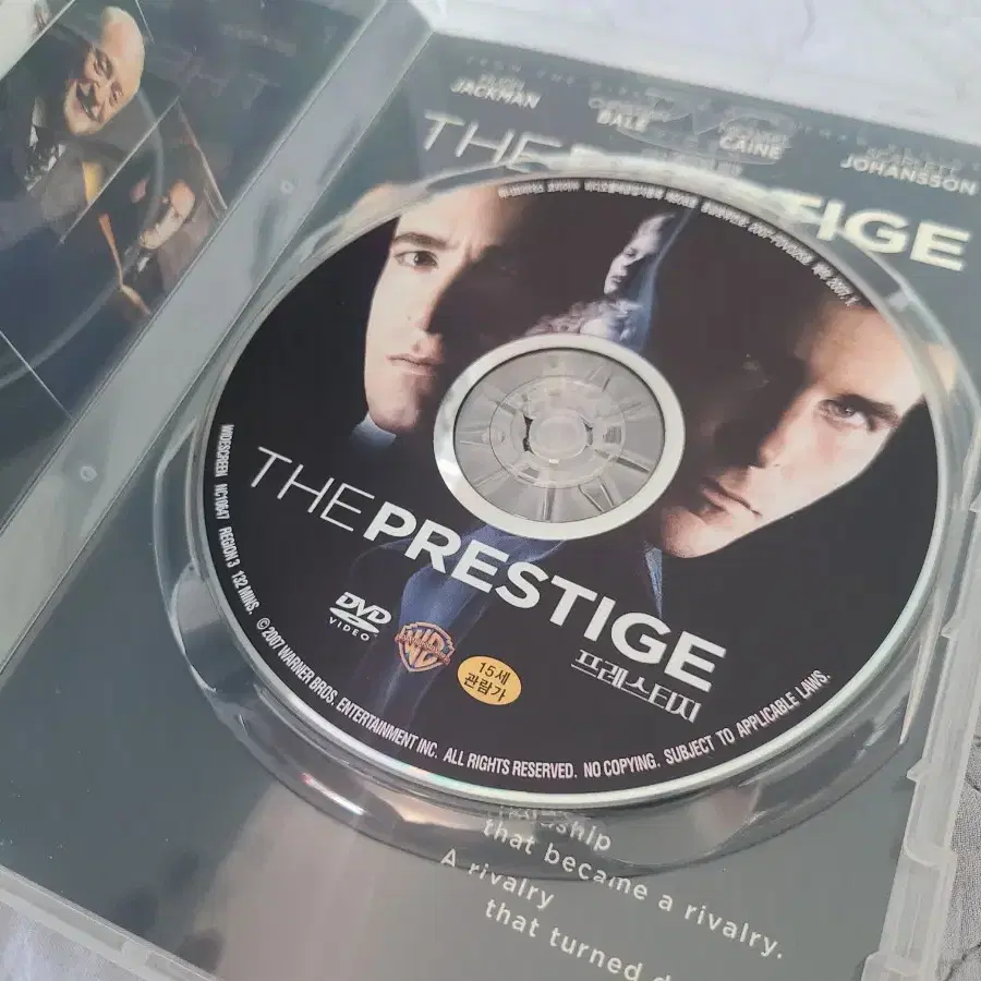 DVD 영화 프레스티지 THE PRESTIGE 크리스토퍼 놀란 휴잭맨