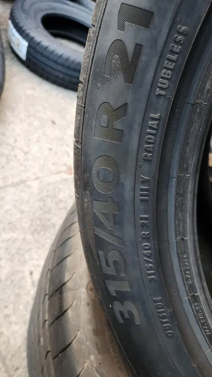 315/40R21 GLE 스포츠콘택트6