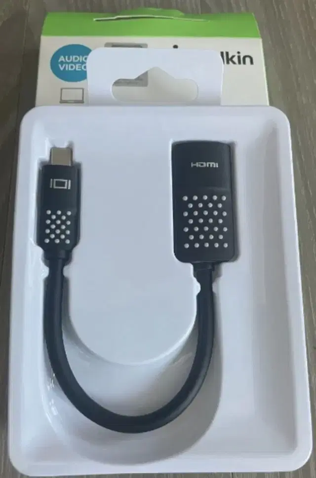 벨킨 애플 미니 디스플레이 to HDMI 젠더 F2CD079bt HDMI