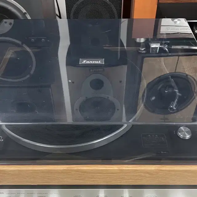 Sansui SR-212 반자동 턴테이블 (NM급)