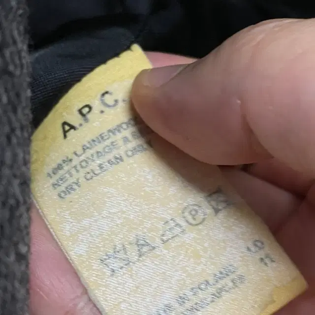 95)A.P.C 아페쎄 헤링본 자켓