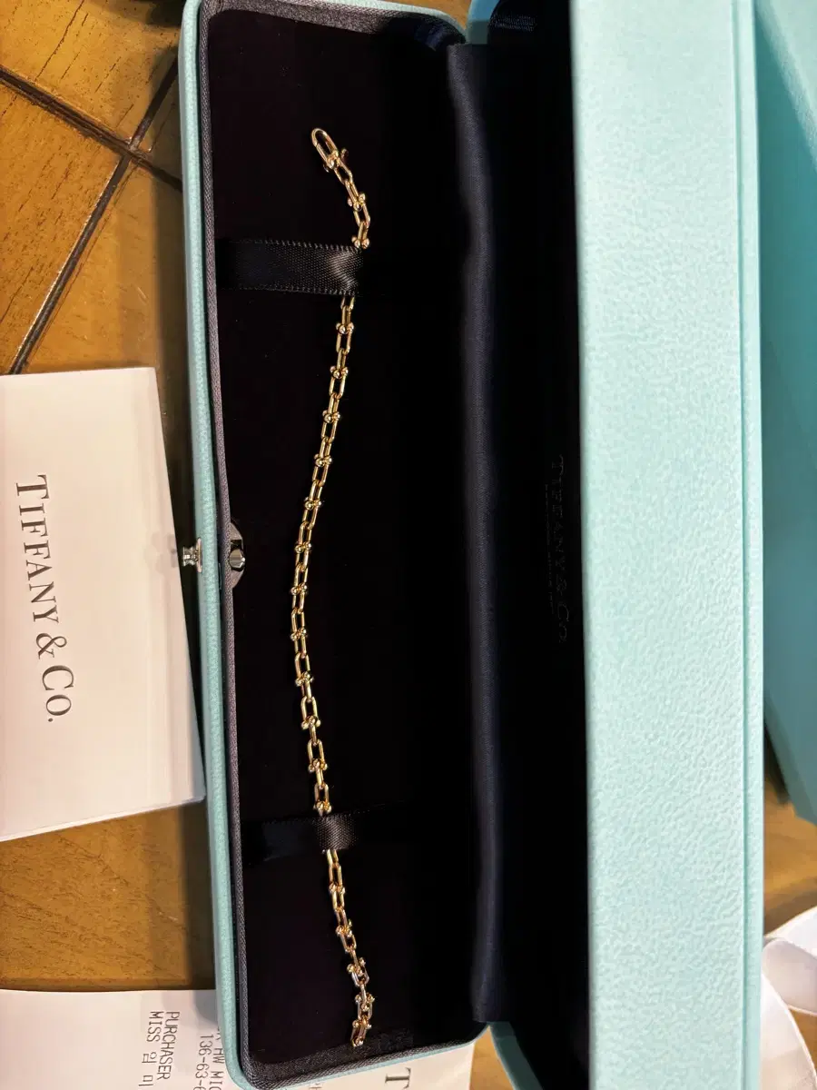 Tiffany Link Bracelet Rose Gold Size M