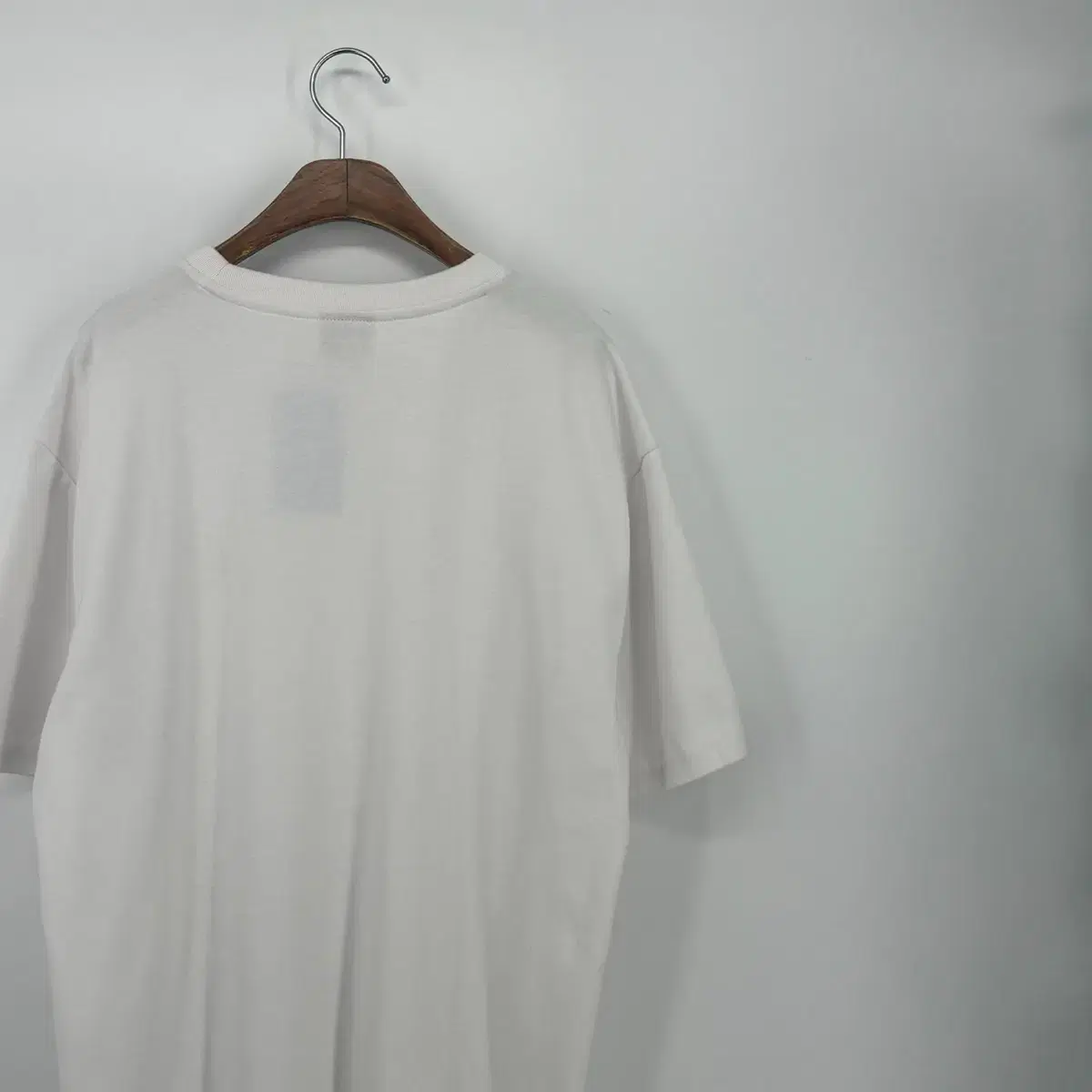 우알롱 로고 반팔 티셔츠 (L size / WHITE)