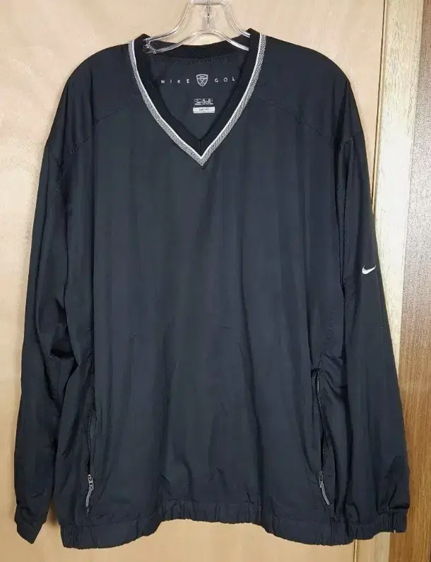 (Golf) Nike Golf V-Neck Windbreaker Jacket Black XL(110)