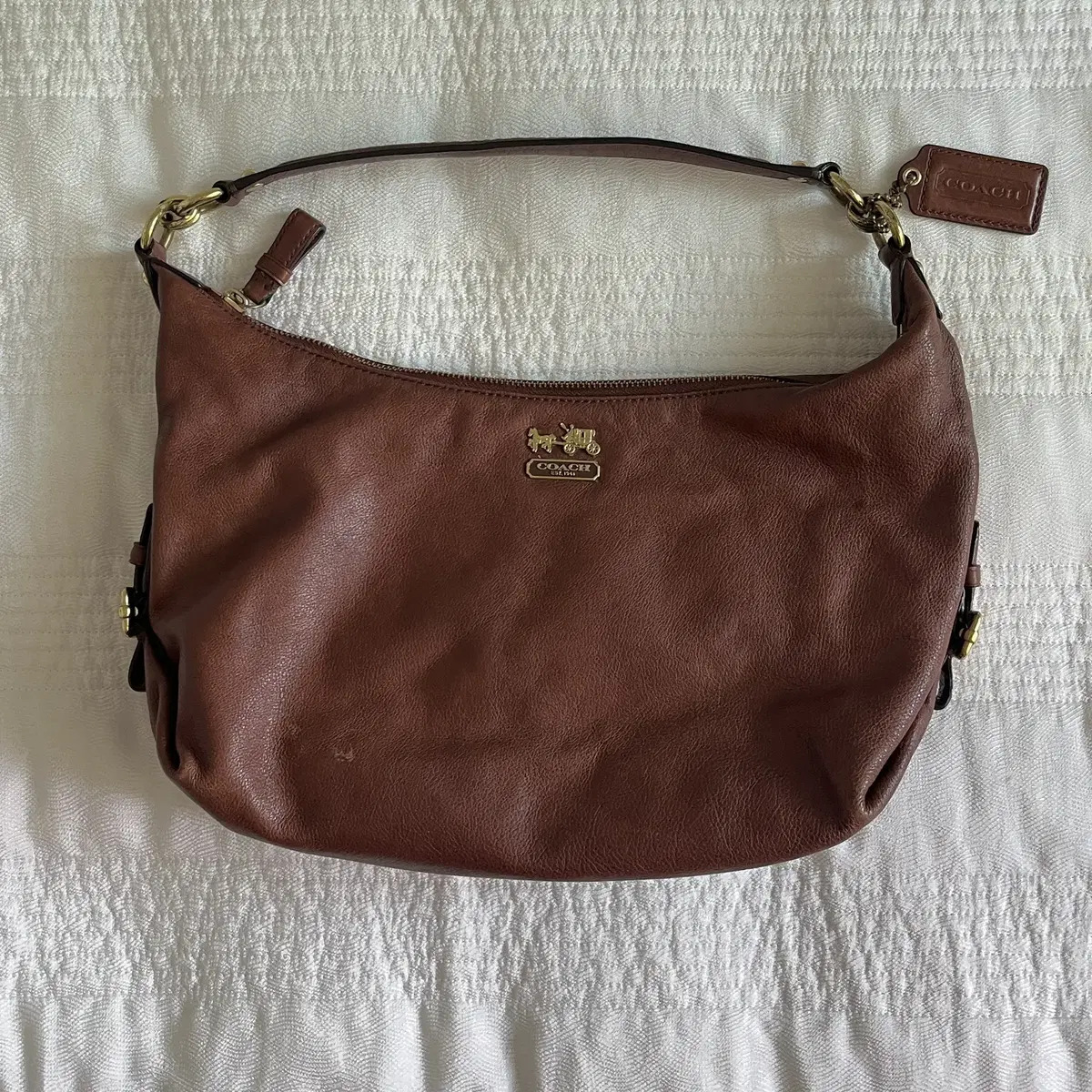 COACH 00's brown leather Shoulder Bag