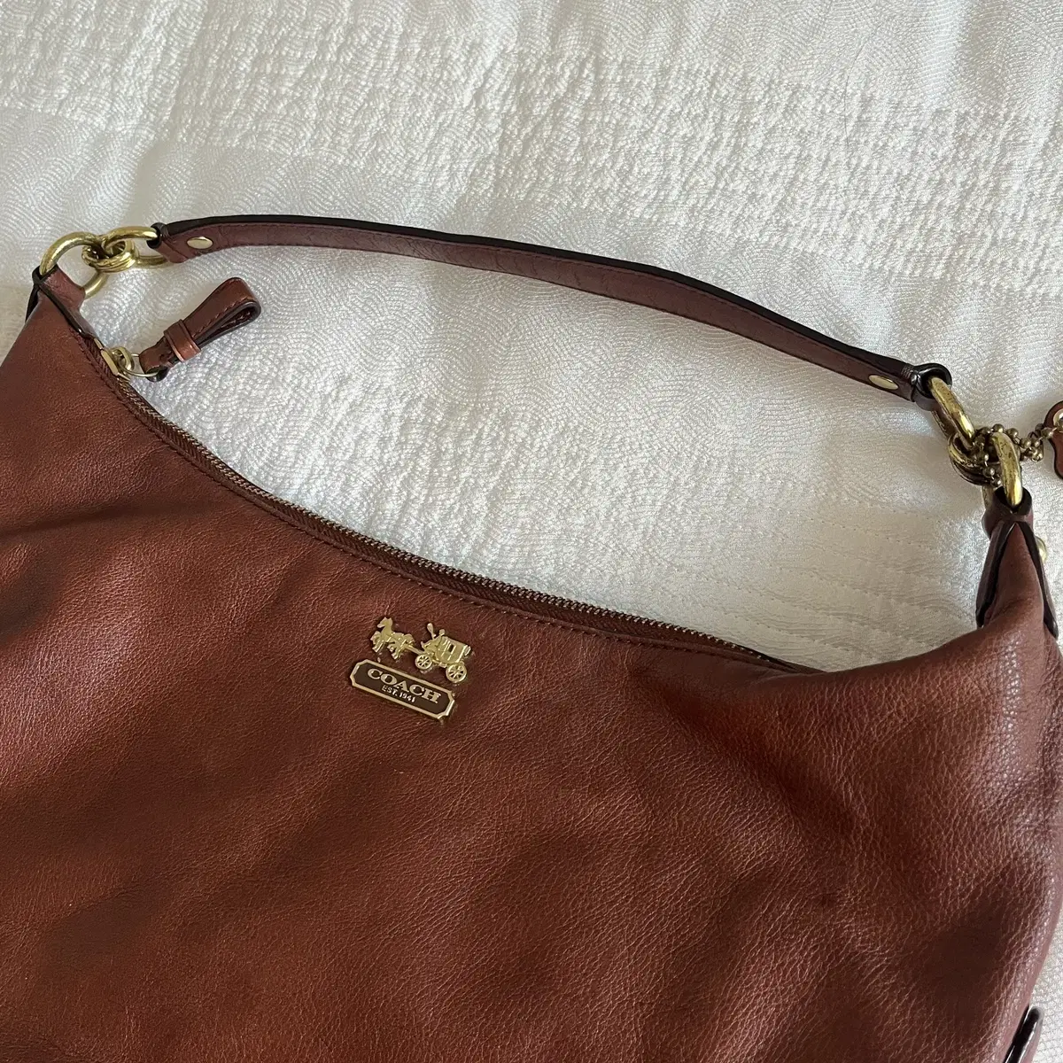 COACH 00's brown leather Shoulder Bag