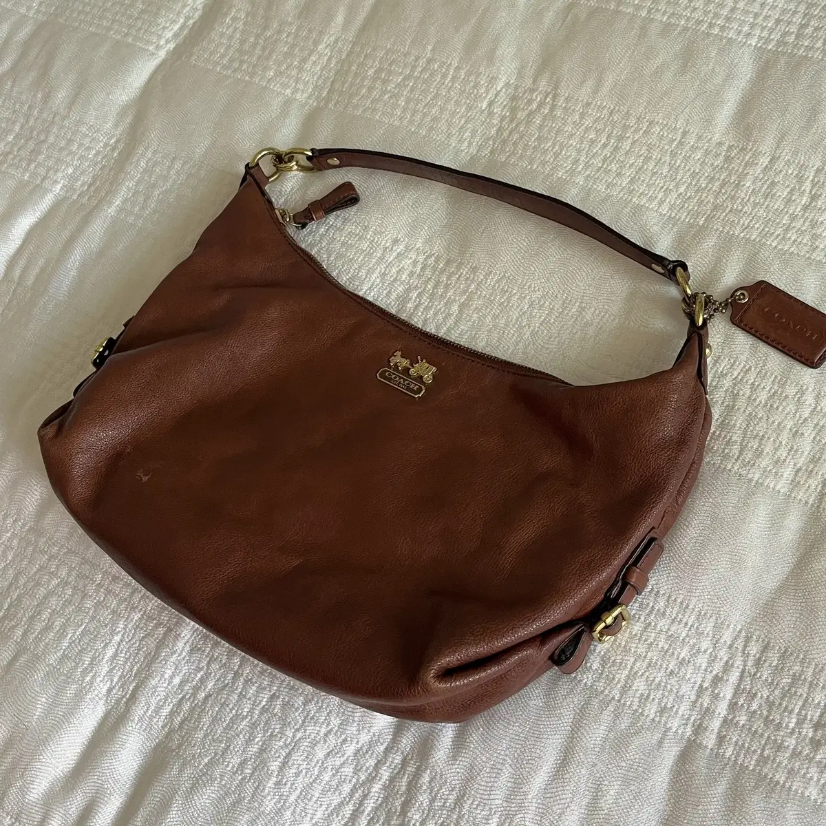 COACH 00's brown leather Shoulder Bag