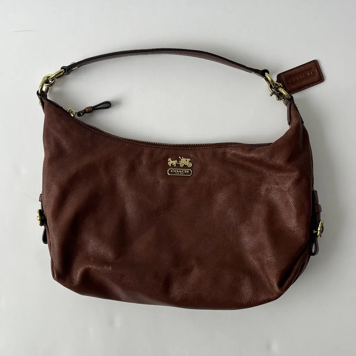 COACH 00's brown leather Shoulder Bag