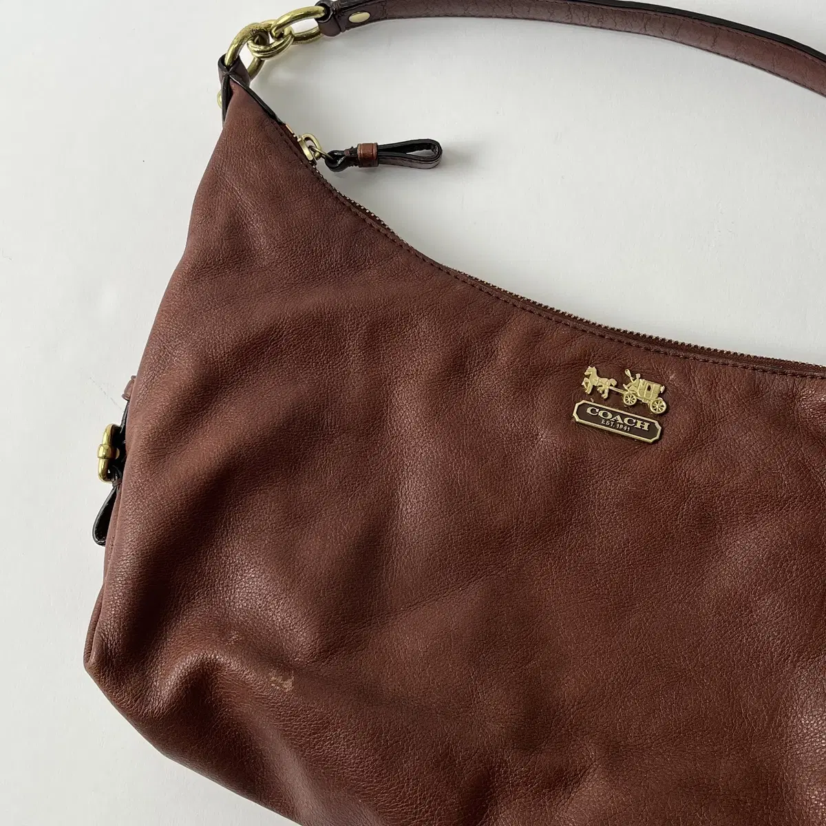 COACH 00's brown leather Shoulder Bag