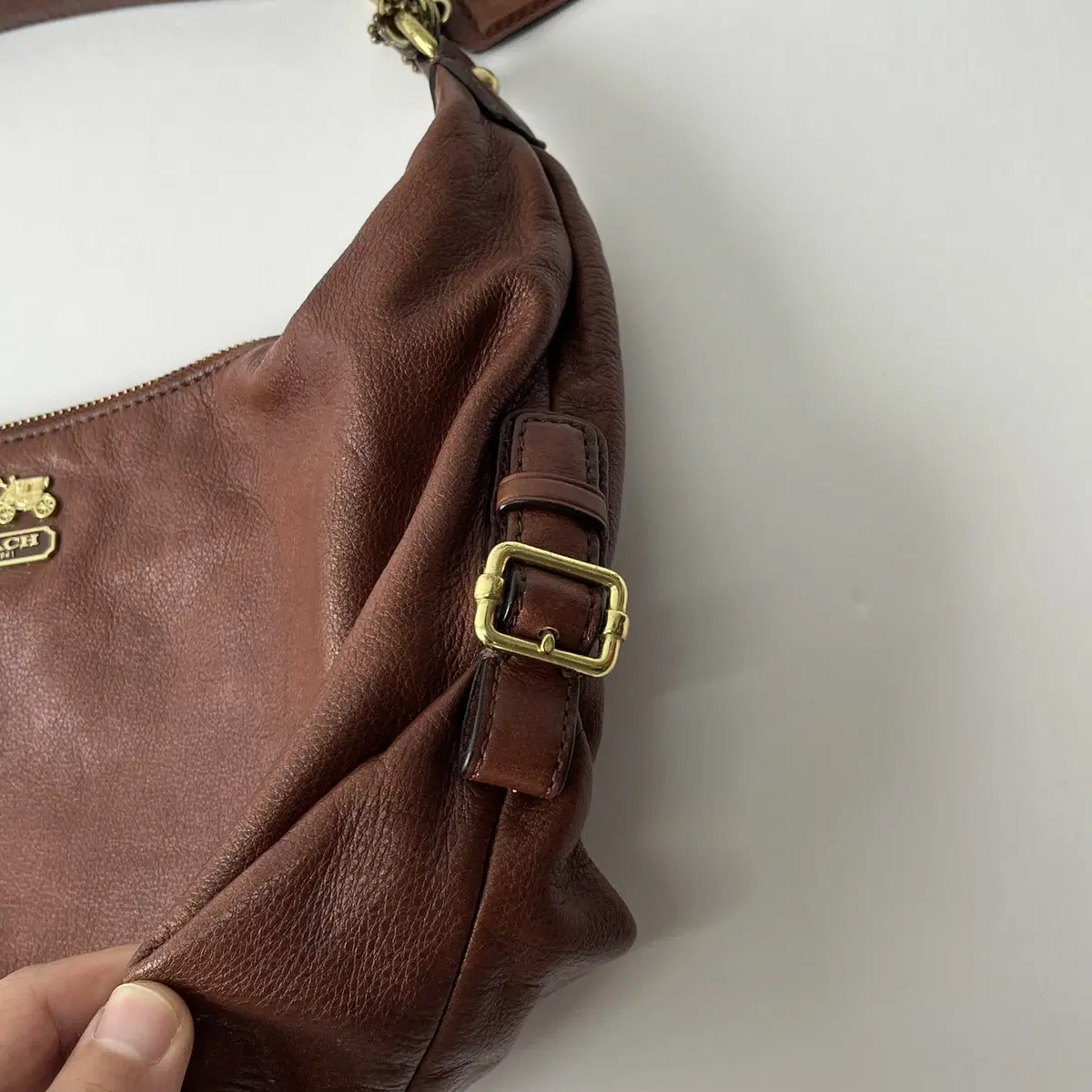 COACH 00's brown leather Shoulder Bag