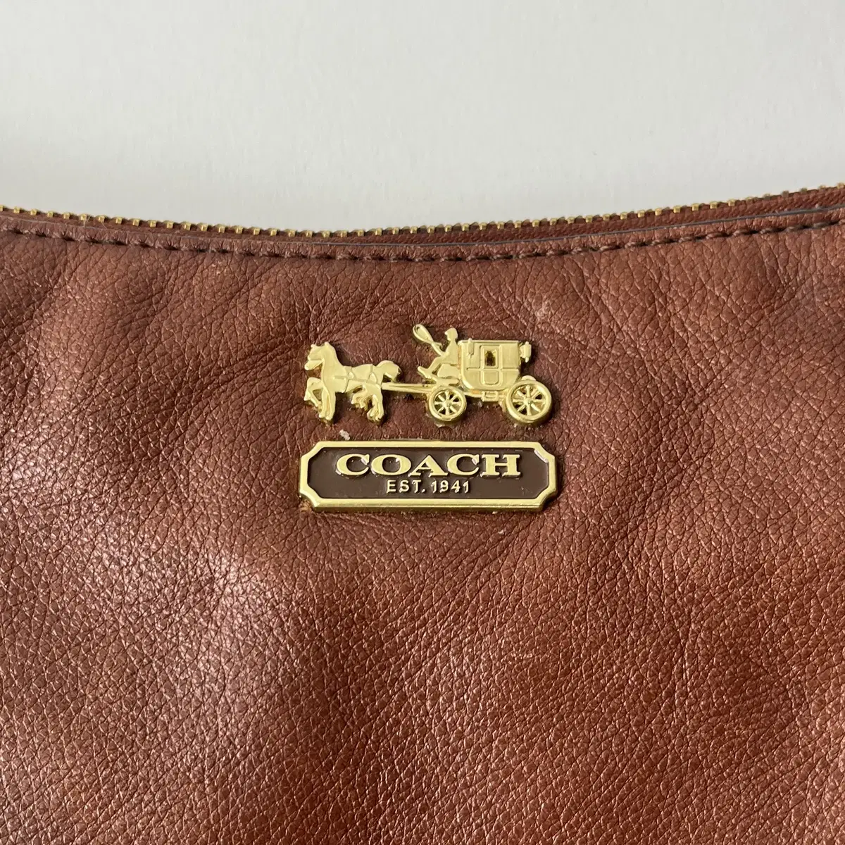 COACH 00's brown leather Shoulder Bag