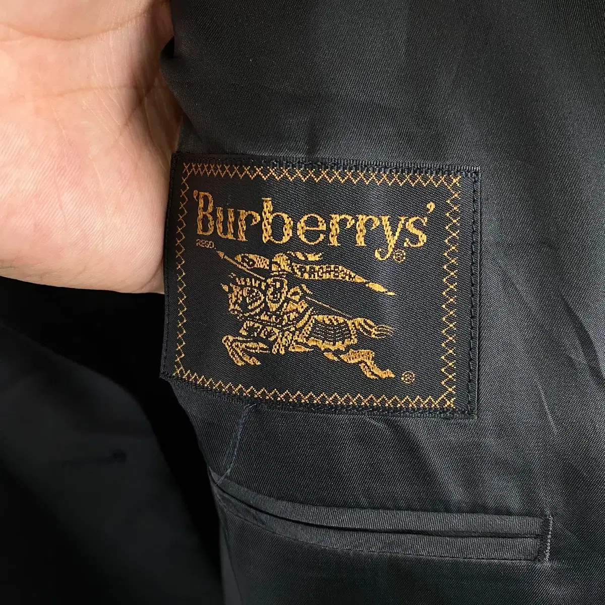 빈티지 BURBERRYS 더블 브레스티드 울 자켓