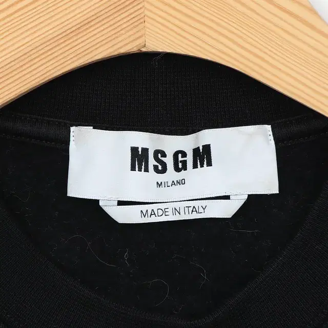 S MSGM 20fw 매장판 로고 기모 맨투맨 PR907