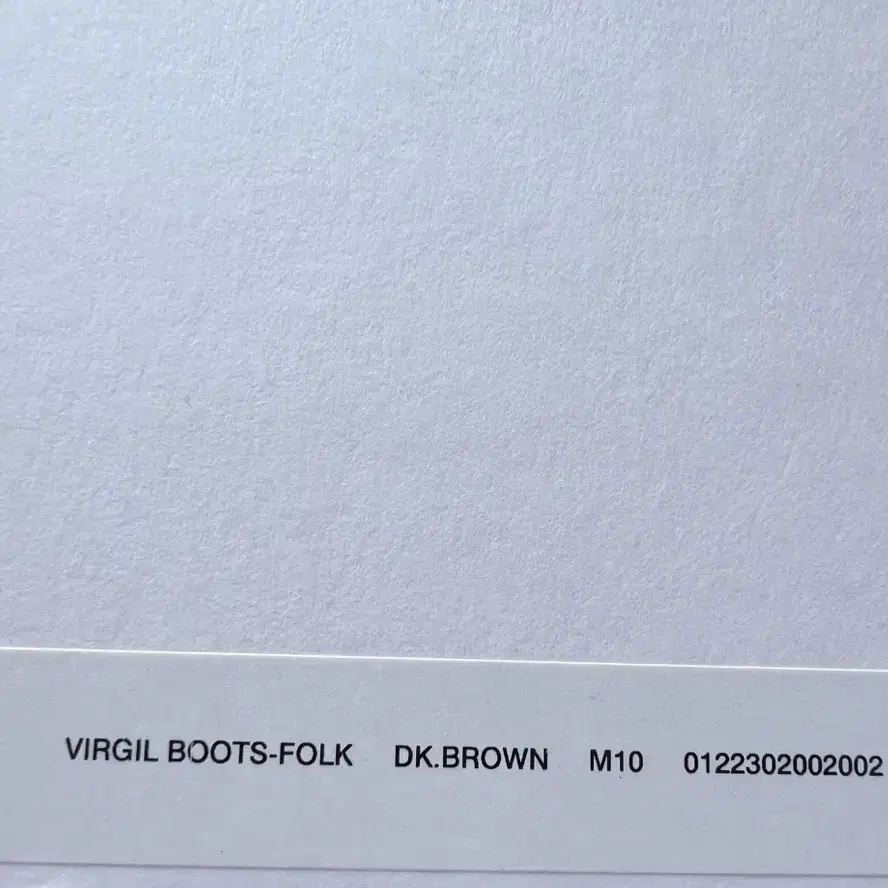 [M10]비즈빔22SS FIL Virgil Boots Folk버질 부츠