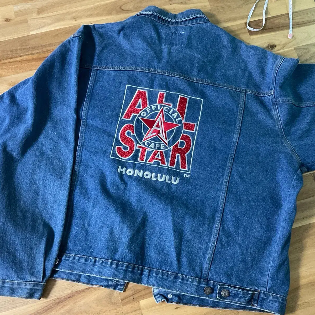 1997 official all star cafe 데님 자켓 xl