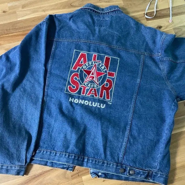 1997 official all star cafe 데님 자켓 xl